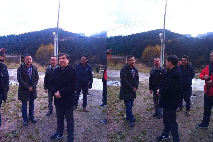 2018年10月20日市人大常委會(huì)主任陳彬赴若爾蓋縣慰問(wèn)援藏干部1