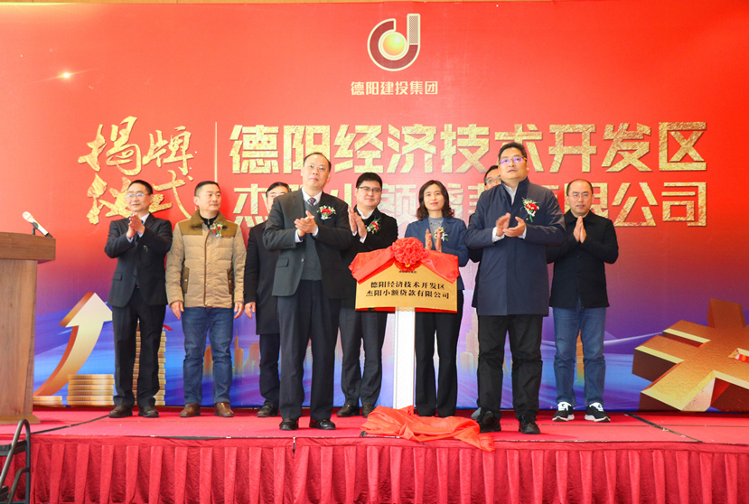 市委常委、副市長(zhǎng)藍(lán)益民蒞臨杰陽(yáng)小貸公司揭牌儀式